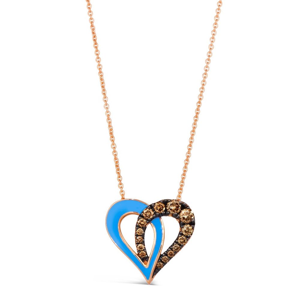 Le Vian Chocolatier Pendant featuring Enamel Chocolate Diamonds
